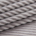 Stripe Solid Cord Velvet Tkanina